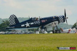Air Show Report: Mid-Atlantic Air Museum's 23rd Annual World War II Weekend 2013 12 American Airpower Museum's Vought FG-1D Corsair (Image Credit: Moreno Aguiari)