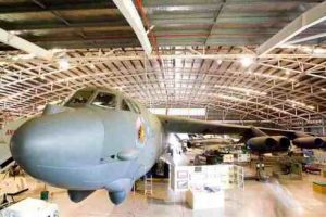 RAAF F-111 Joins USAF B-52 at Australian Aviation Heritage Centre in Darwin 11 Airworthy when parked, this truly enormous B-52 is the only one on display in the Southern Hemisphere and is probably one of very few displayed indoors. (Image Credit: AAHC)