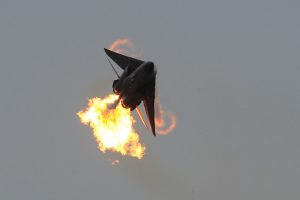 RAAF F-111 Lands at Queensland Air Museum 12 A8-129 performing a "Dump and Burn" (Image Credit: RAAF)