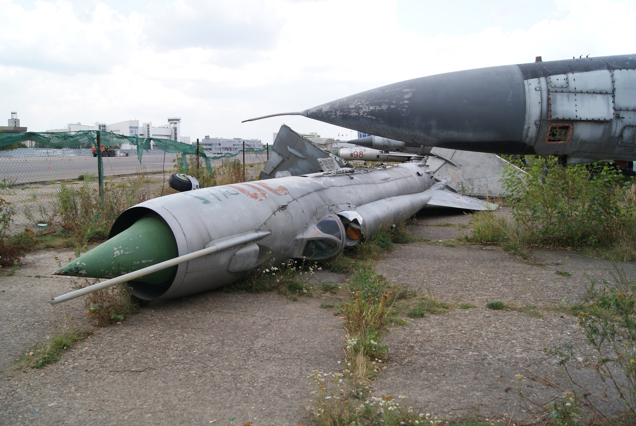 Ex-Soviet Aircraft Disintegrating as Moscow's Oldest Airfield Dwindles 12 Mikoyan-Gurevich MiG-21 until recently was an intact plane. (Image Credit: Sergey Rodovnichenko, CC 3.0)