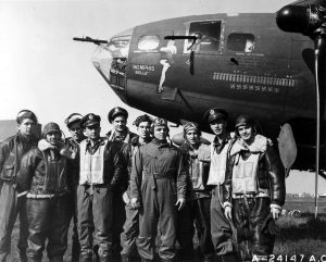 WWII B-24 Liberator Hot Stuff - Setting the Record Straight 11 The flight crew of the B-17 Memphis Belle under the command of Major Robert Morgan (Image Credit: USAAF)