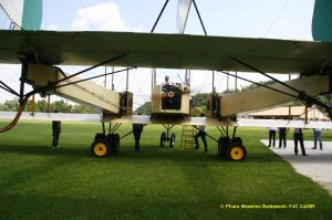 Jonathan Collection Caproni Ca.3 Airworthy Replica Project Well Underway 14 Preliminary engine and propeller tests on the Ca.33 (Image Credit: Massimo Baldassini)
