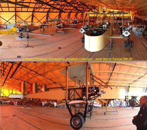 Jonathan Collection Caproni Ca.3 Airworthy Replica Project Well Underway 13 Ca.3 project at home with previous Zanardo projects in the collection's authentic WWI Hangar (Image Credit: P. Franzini)