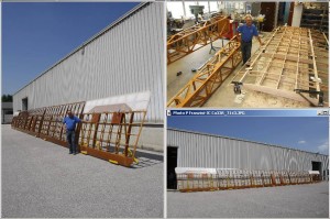 Jonathan Collection Caproni Ca.3 Airworthy Replica Project Well Underway 11 Wing and tail booms of the Caproni Ca.33 give a sense of the scale of this ambitious project. (Image Credit: P. Franzini)