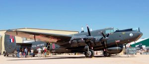 UK Shackleton Preservation Trust Restoring Growler to Flying Condition 14 Resplendent, but grounded: "Mr McHenry" on its unveiling day. (Image Credit: Pima Air & Space Museum)