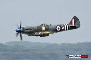 Air Show Report: Mid-Atlantic Air Museum's 23rd Annual World War II Weekend 2013 13 Jim Beasly's Supermarine Spitfire Mk XVIII (Image Credit: Tom Pawlesh)