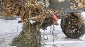 Air Zoo to Restore Lake Michigan-Retrieved FM-2 Wildcat 12 Wildcat FM-2 57039, encrusted in mussels but back on dry land after nearly 70 years under the waves.