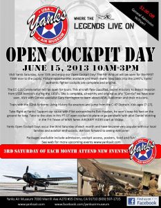 Yanks Air Museum Open Cockpit Day- 6/15/13 10 Yanks Open Cockpit 13-6