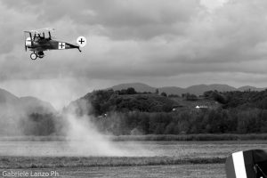 The Jonathan Collection Brings WWI Reenactment to Italy 13 Fokker manages to drop a bomb on the airfield (Image Credit: Gabriele Lanzo)