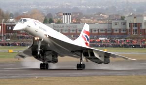 UK's Historic Filton Aerodrome to Host A New Aviation Museum 18 Concorde G-BOAF touches down at Filton after her final flight to crowds of spectators. (Image Credit: Bristol Aerospace Centre)