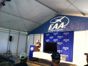 Commemorative Air Force Announces Finalists for Their New National Airbase At EAA AirVenture 11 CAF President/CEO Stephan C. Brown announces the finalists for the location of the CAF's National Airbase.