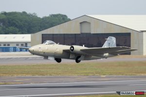 English Electric Canberra XH134 Returns to Royal International Air Tattoo 11 Takeoff of English Electric Canberra after RIAT 2013 (Image Credit: Alan Howell)