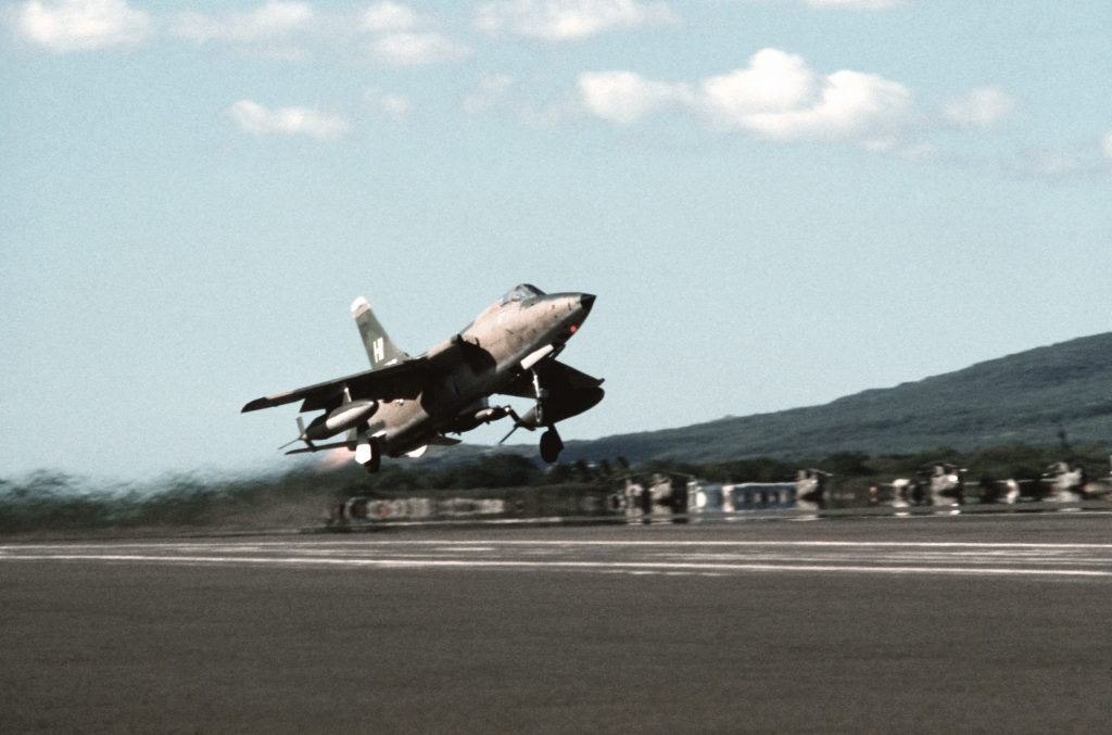 Flight Test Files: Republic F-105 Thunderchief – The Quest for Low-Level Supersonic Dominance 10 F 105 Thunderchief taking off