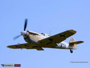 Air Show Report: 2013 Duxford Flying Legends Air Show 12 Hispano Aviación HA-1112 appears in Messerschmitt Bf 109 Luftwaffe livery (Image Credit: Paolo Franzini)