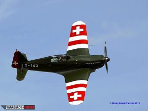 Air Show Report: 2013 Duxford Flying Legends Air Show 16 Morane-Saulnier M.S.406 variant D-3801 in its original Swiss Air Force Livery (Image Credit: Paolo Franzini)
