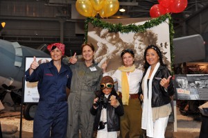 Pacific Aviation Museum Celebrates Amelia Earhart’s 116th Birthday 12 Visitors didn't limit themselves just to Amelia, showing up in all manner of costumes representing women in aviation. (Image Credit: Pacific Aviation Museum)
