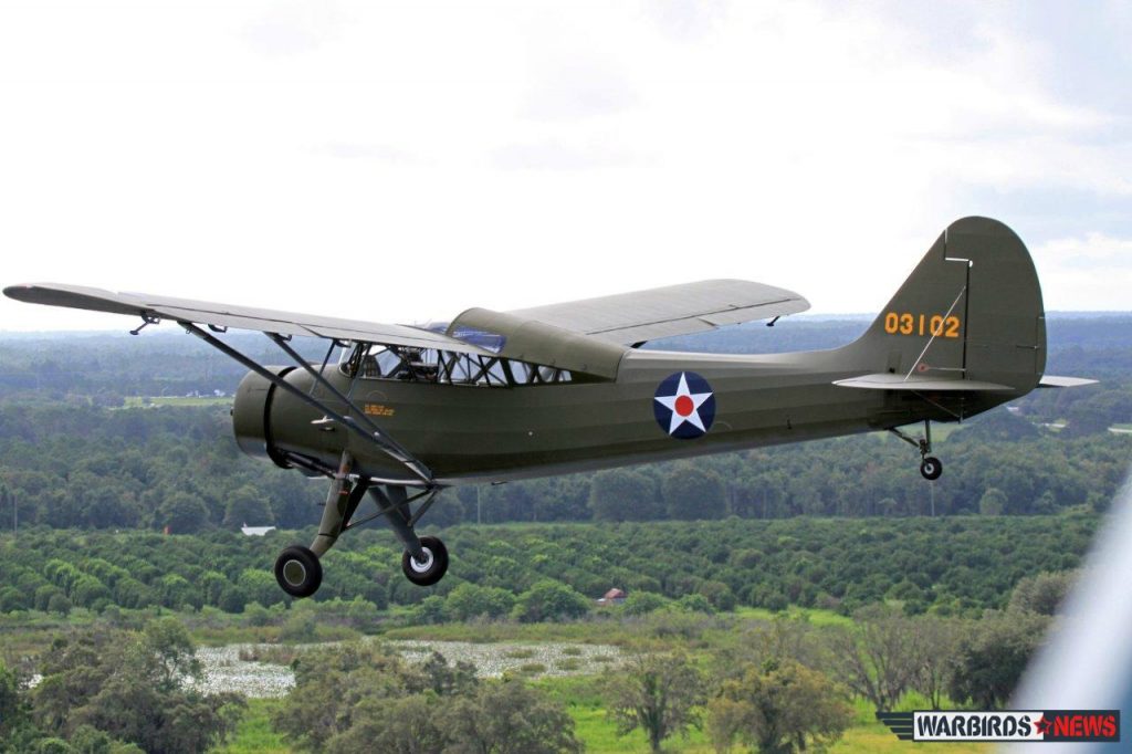 Fantasy of Flight's Stinson L-1 Flew Today! 10 The L-1 in flight today over Central Florida (Image Credit: Paul Stecewycz)