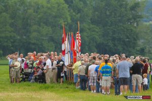 Air Show Report: 2013 Geneseo Air Show 13 All veterans were invited to show center to be recognized. ( Image Credit: Tom Pawlesh)