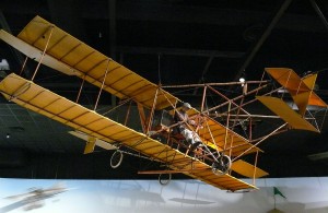 Long Island, New York's Cradle of Aviation Museum Celebrates the Rich Heritage of the Region 18 Golden Flyer replica on display at the Museum. (Image Credit: Ad Meskins/ CC 3.0)