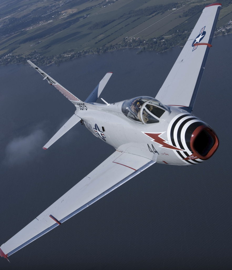 MiG Fury Fighters' North American FJ-4B Fury: The Last of its Kind 12 MiG Fury Fighters' FJ-4B Fury in Flight (Image Credit: MiG Fury Fighters)