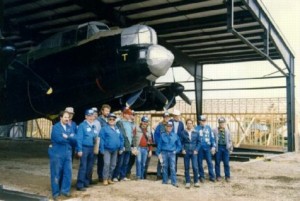 Grassroots Bomber Command Museum of Canada Continues to Grow 18 Finally under cover, FM159 is placed in its new home in 1991. (Image Credit: Bomber Command Museum of Canada)