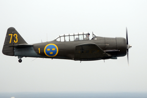 Swedish Air Force Historic Flight Preserves Sweden's Unique Military Aviation Heritage 18 Sk 16 Mk2 (Harvard/Texan) (Image Credit: SwAFHF)