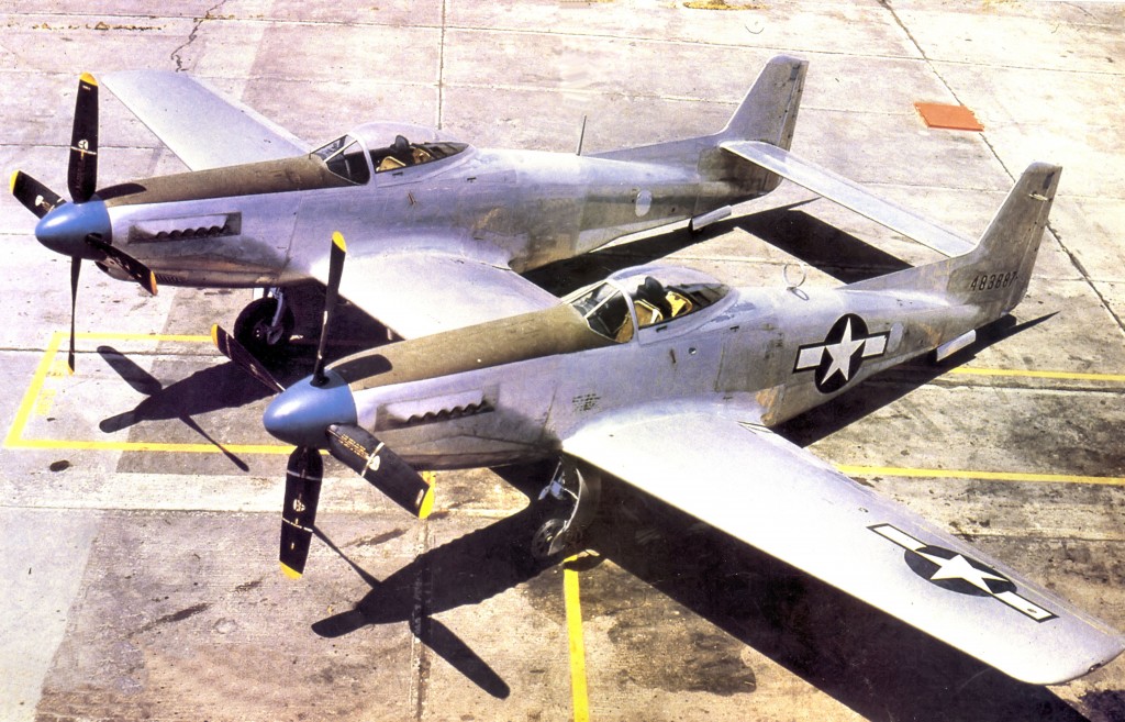 Restoration of Prototype XP-82 Twin Mustang Makes Progress 10 North American XP-82 Twin Mustang 44-83887 in 1945