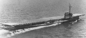 Air Zoo to Restore Lake Michigan-Retrieved FM-2 Wildcat 11 Converted side-wheel excursion steamer, the USS Sable was used as a platform to train aircraft carrier-bound pilots in WWII (Image Credit: Naval Historical Center)