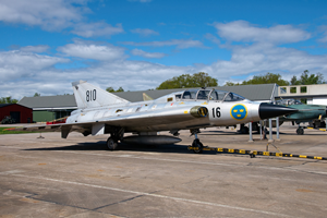 Swedish Air Force Historic Flight Preserves Sweden's Unique Military Aviation Heritage 16 Saab C35 Draken (Image Credit: SwAFHF)