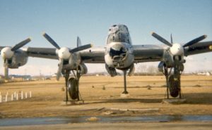 Grassroots Bomber Command Museum of Canada Continues to Grow 15 Mid-way through the cleanup, FM159 has its tail raised to make access more difficult, propellers installed though it still appears uncared for with broken perspex and bomb doors hanging open. (Image Credit: BCMoC/John Nelson)