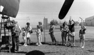 Grassroots Bomber Command Museum of Canada Continues to Grow 17 Visitors line up to climb a ladder in an early "Open Bomber Day" promotion. (Image Credit: Bomber Command Museum of Canada)