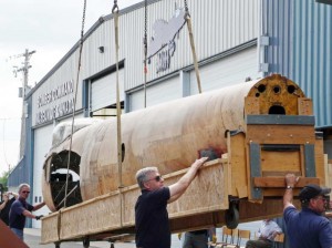 The Long and Winding Road of the City of Calgary's Mosquito Finally Leads to a Restoration 22 City of Calgary's de Havilland Mosquito Arrives at Nanton for restoration. (Image Credit: Bomber Command Museum of Canada)
