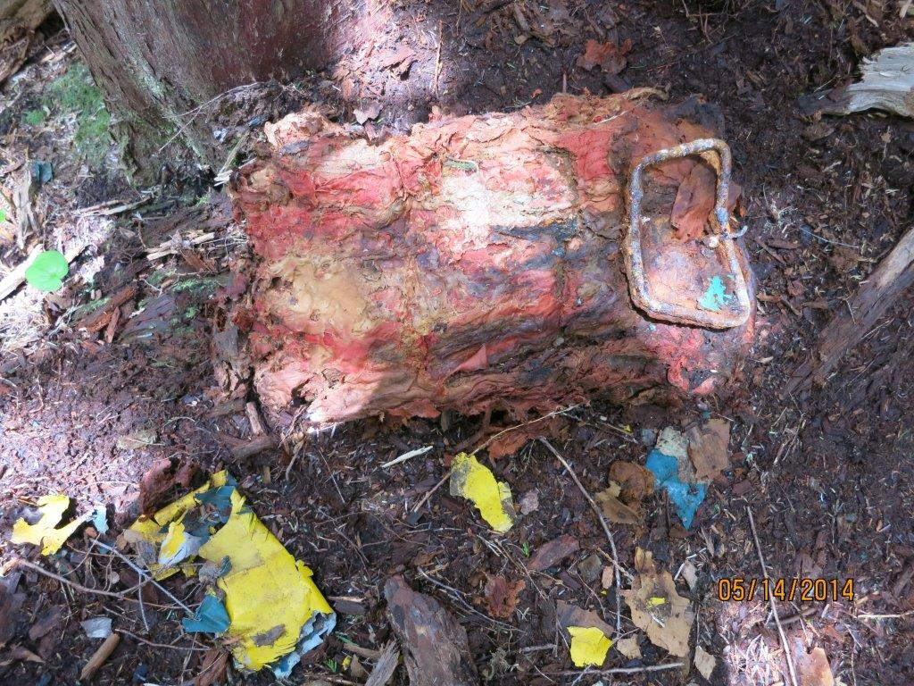 Discovering the Wreck of Avro Anson L7056 on Vancouver Island 16 The very poignant remains of a parachute found amidst the wreckage of Avro Anson Mk.I L7056. Allan Scott is keen to hear from readers if anyone knows how it might be preserved in a museum. (photo via Allan Scott)