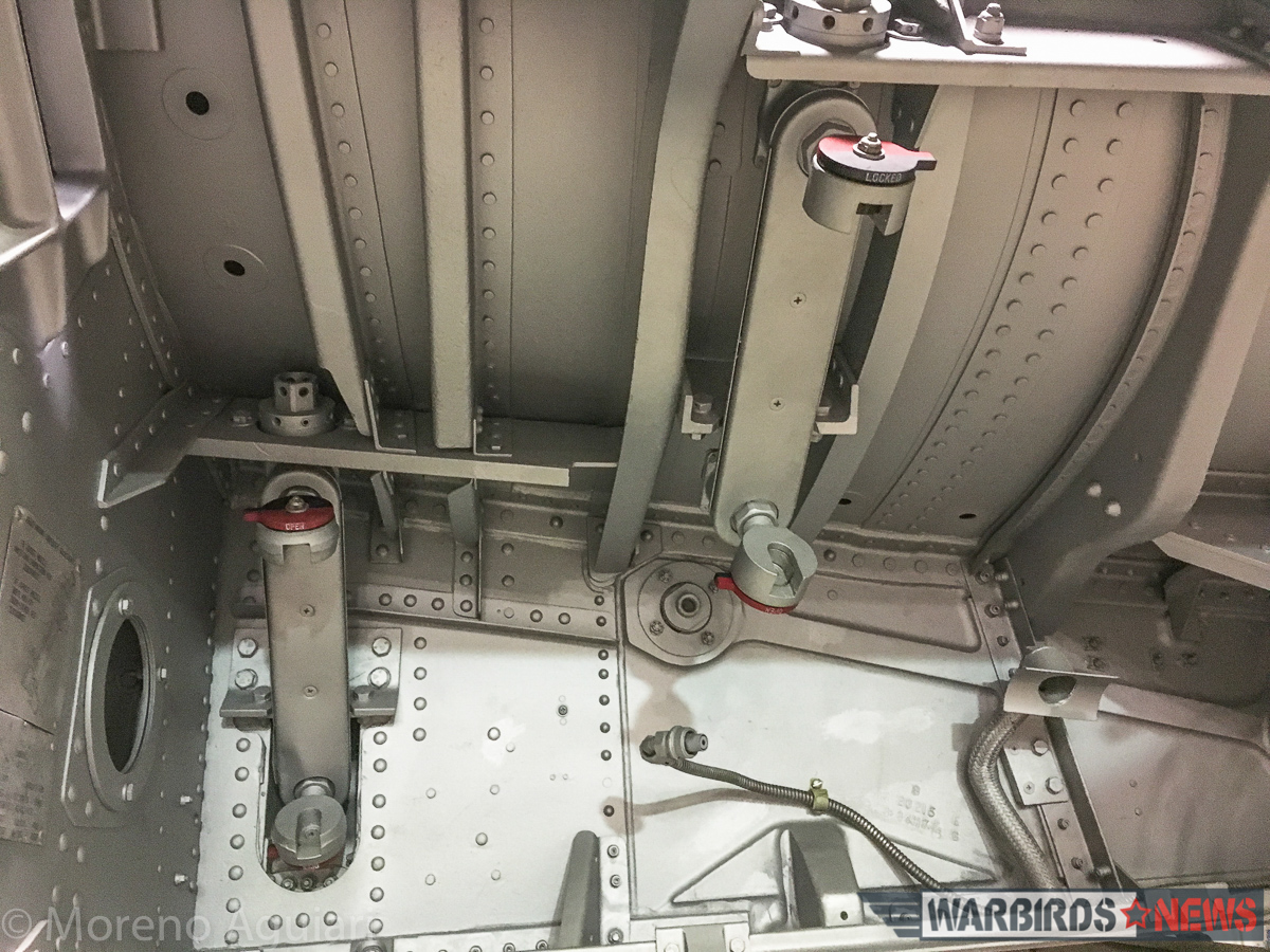 Combat Veteran F-100D Super Sabre Restoration 18 A closeup of the fully repaired gun bay. (photo by Moreno Aguiari)