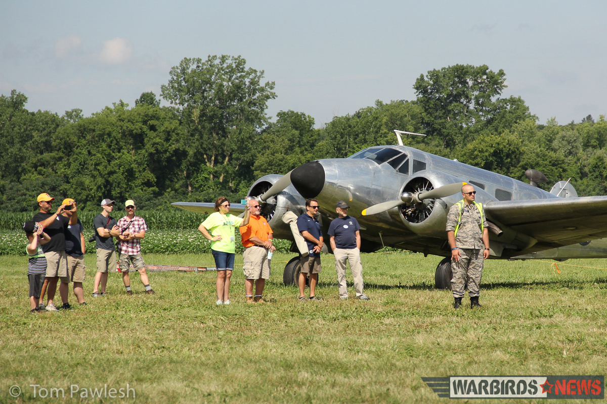 The Greatest Show on Turf 2017 - Geneseo Air Show Report 19 The museum's Beech C-45H Expeditor. (Photo by Tom Pawlesh)