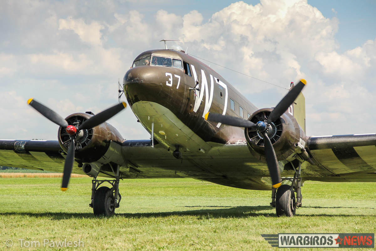 The Greatest Show on Turf 2017 - Geneseo Air Show Report 26 The National Warplane Museum's D-Day veteran C-47, 'Whiskey-7'. (Photo by Tom Pawlesh)