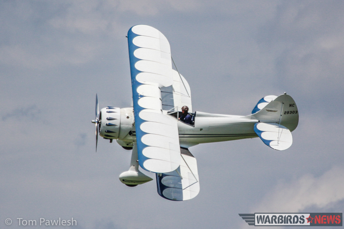 The Greatest Show on Turf 2017 - Geneseo Air Show Report 12 The gorgeous 1940 Waco UPF-7 makes a photo-pass. (Photo by Tom Pawlesh)