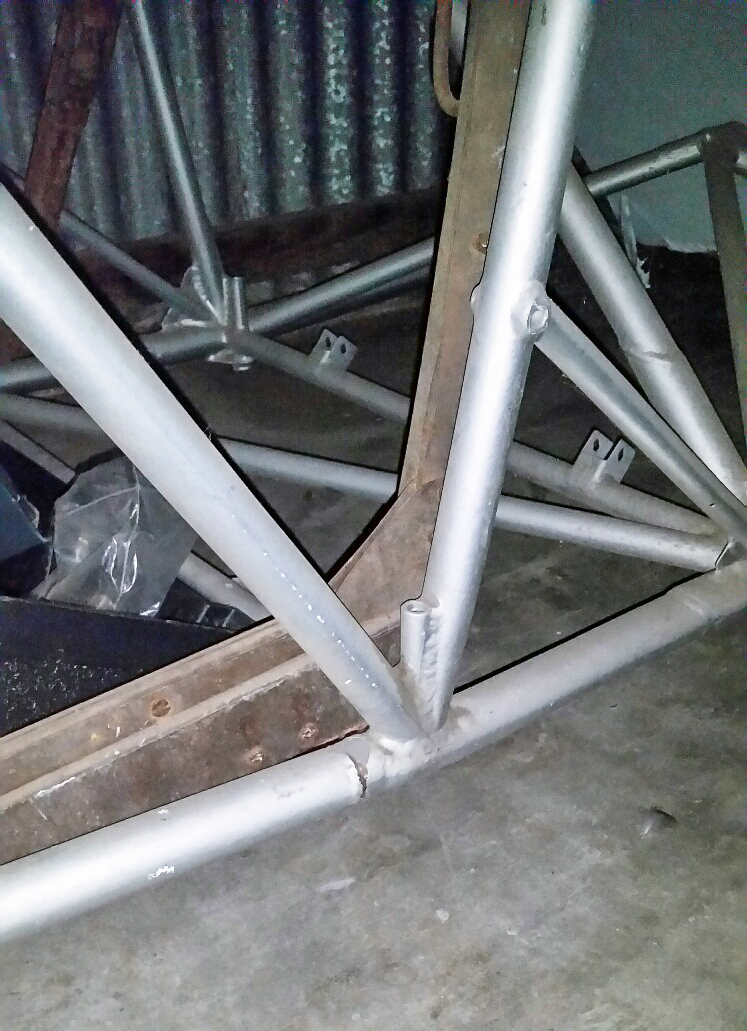 All Boomerangs Come Back: An Australian Fighter's Gradual Return 17 Some of the damage to the lower truss is evident in this image. (photo by Rick Anderson)