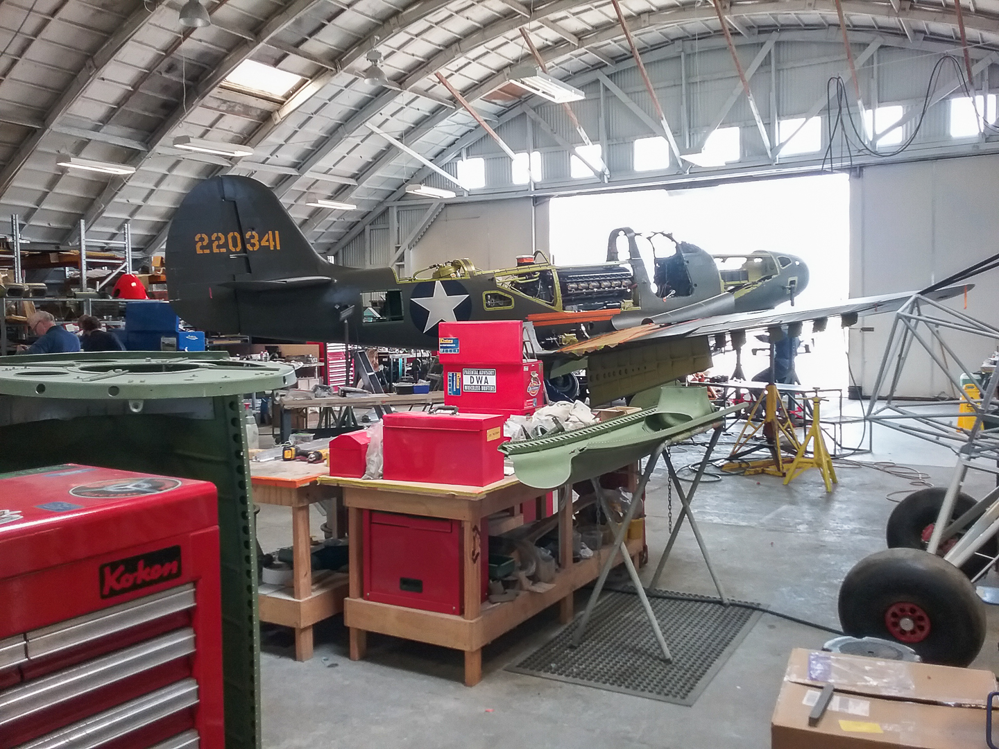 Pioneer Aero - P-40E Restoration Update 17 20180928 132548