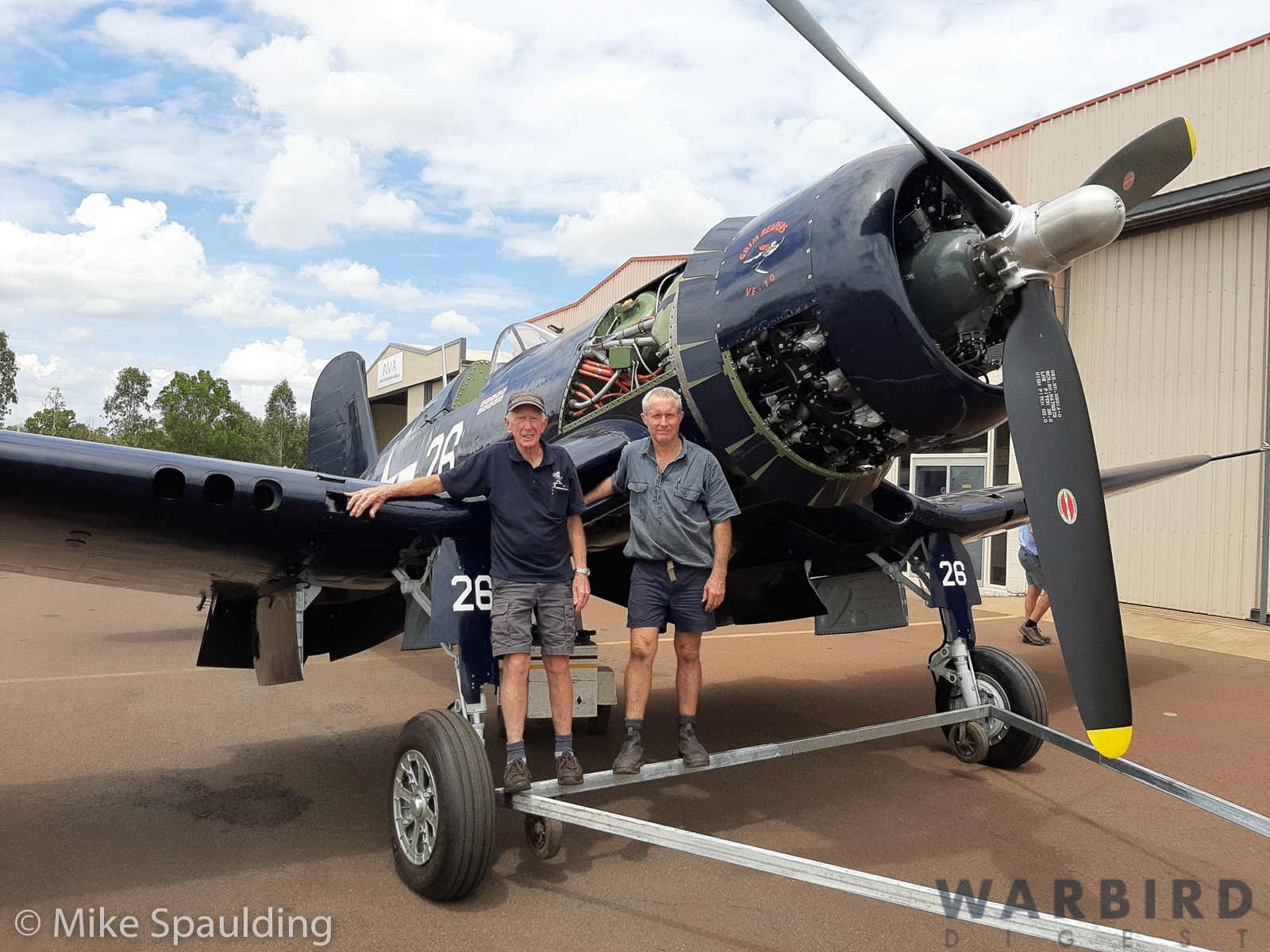 WWII Combat Veteran F4U-1D Corsair Nearing First Flight 12 20201216 132501 2