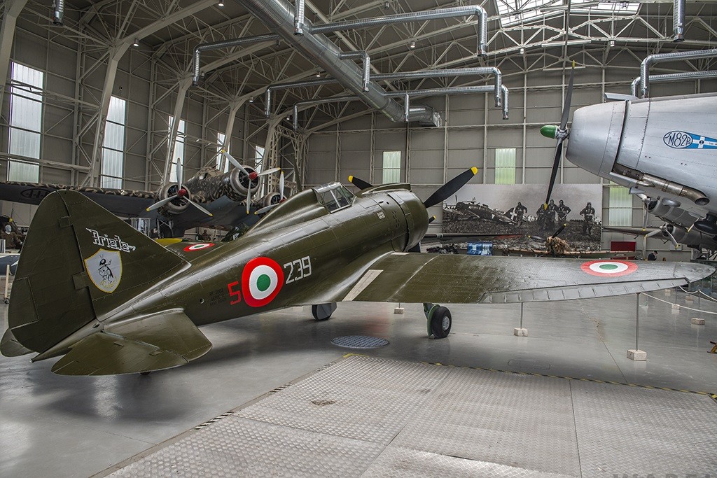 Restored Reggiane Re.2002 on Display at Italian Air Force Museum 12 2021 04 29 REGGIANE 2002 Esposto al Museo 51