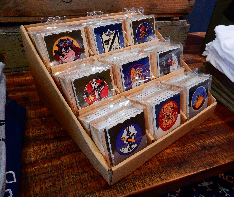 Warbird Aviation Art Now Available Through Bunker 27 Retail Stores 13 2022 4pack CounterDisplay june 12arr