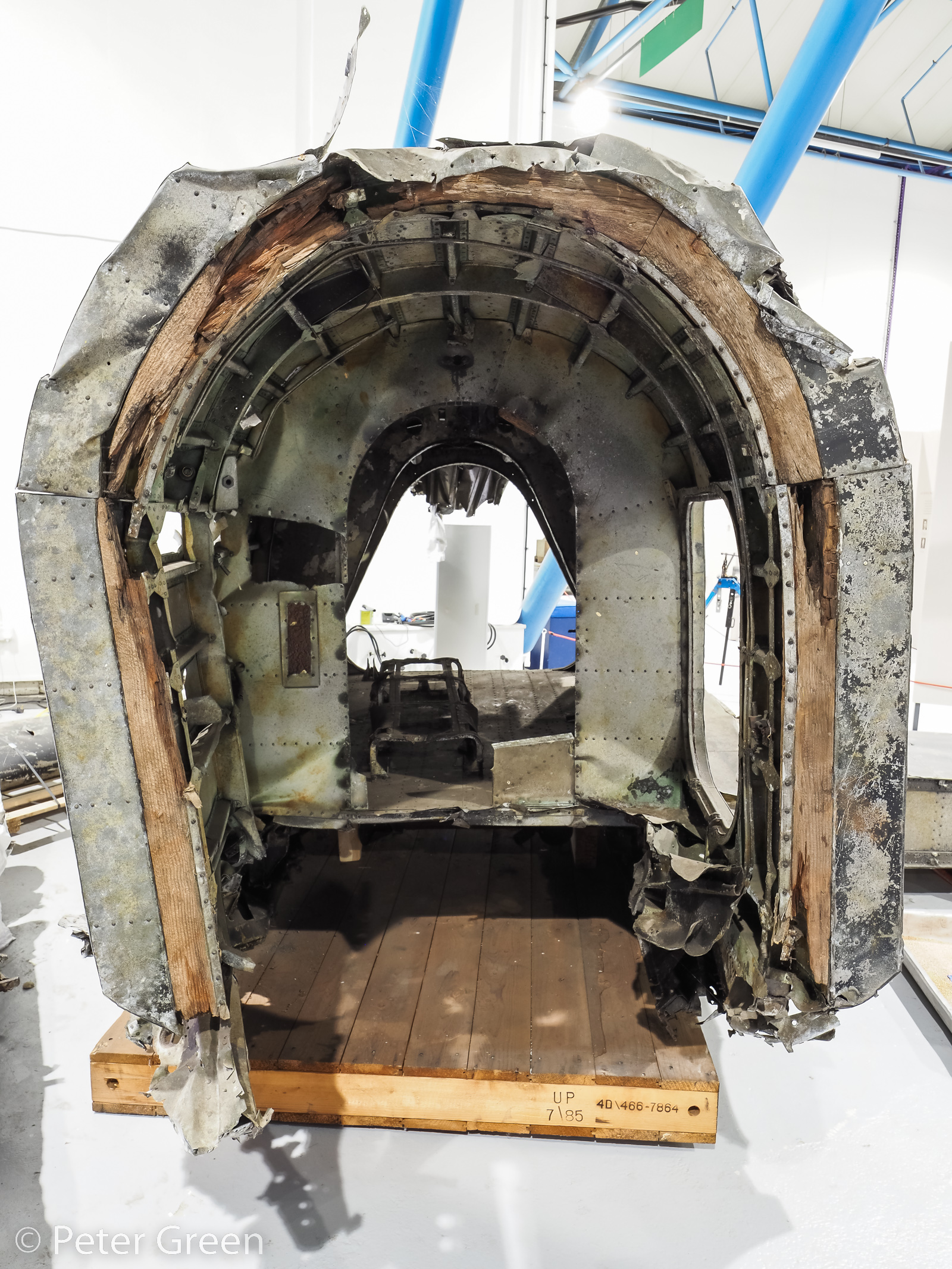 Short Stirling Tail Section on Display at RAF Museum 11 2023 03 15 STIRLING LK488 P3150022