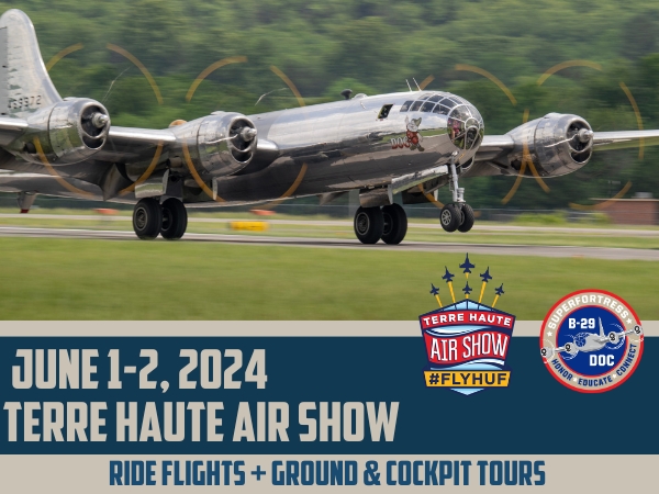 B-29 Doc Joining Terre Haute Air Show Line-Up 11 2024 Events B 29 Doc joining Terre Haute Air Show line up