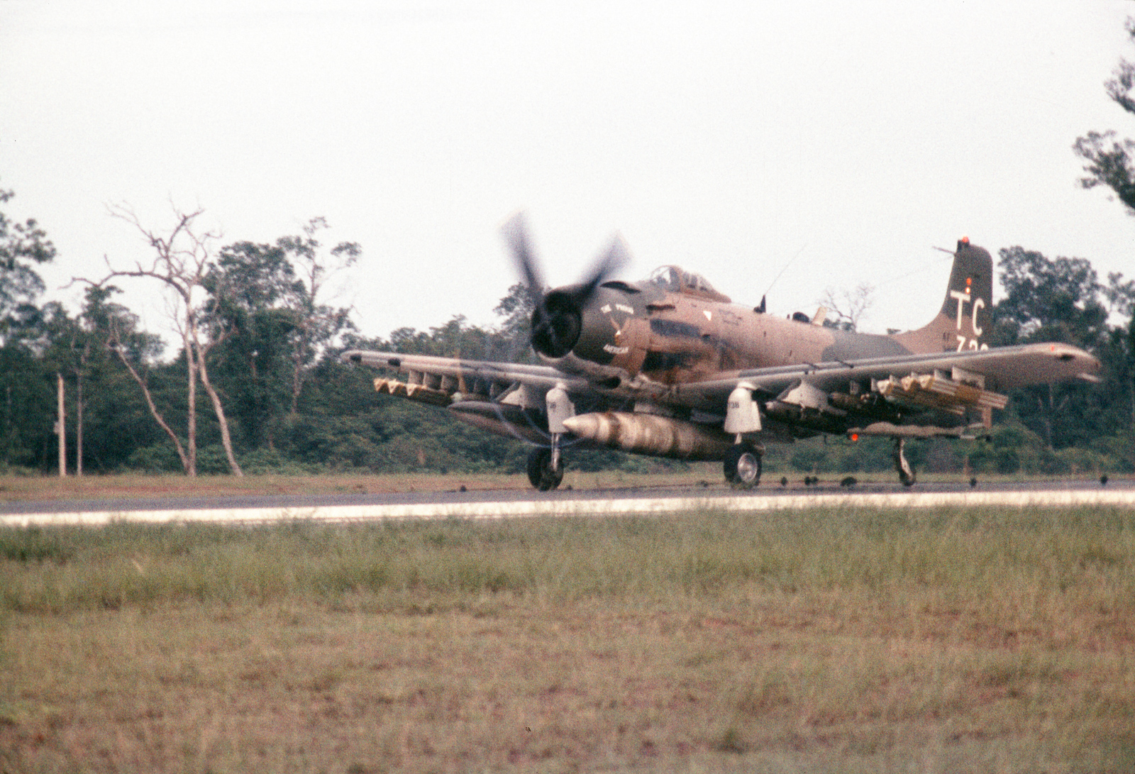 Freshly Restored Douglas A-1H Skyraider Unveiled at NMUSAF 33 221110 F IO108 039