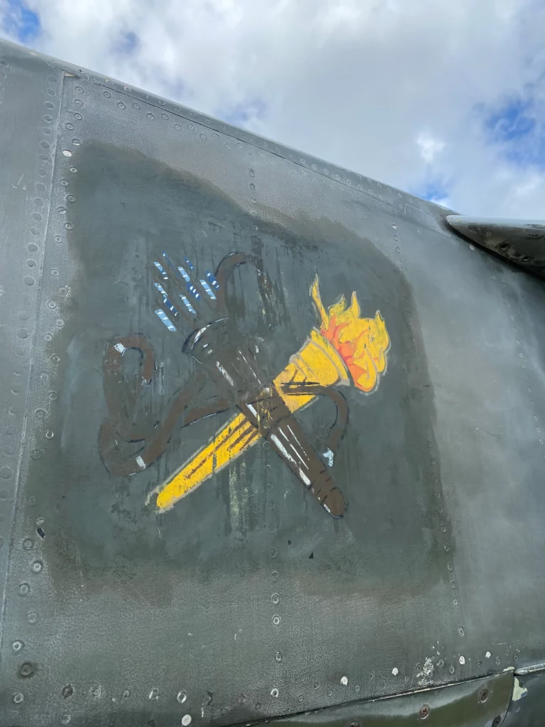 Preserving Jaguar XX764 16 226 OCU insignia Neil Atterbury