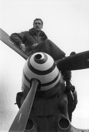 Macchi C.205 Veltro Crash Site Excavation 12 A young Angelo Zaccaria and his "Veltro."