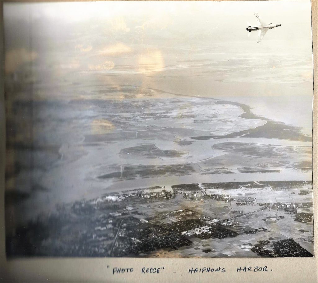 A VETERAN'S STORY: The Ultimate Flyboy 15 22C PROGENEY OF AVIATORS Flying photo escort over Haiphong Harbor