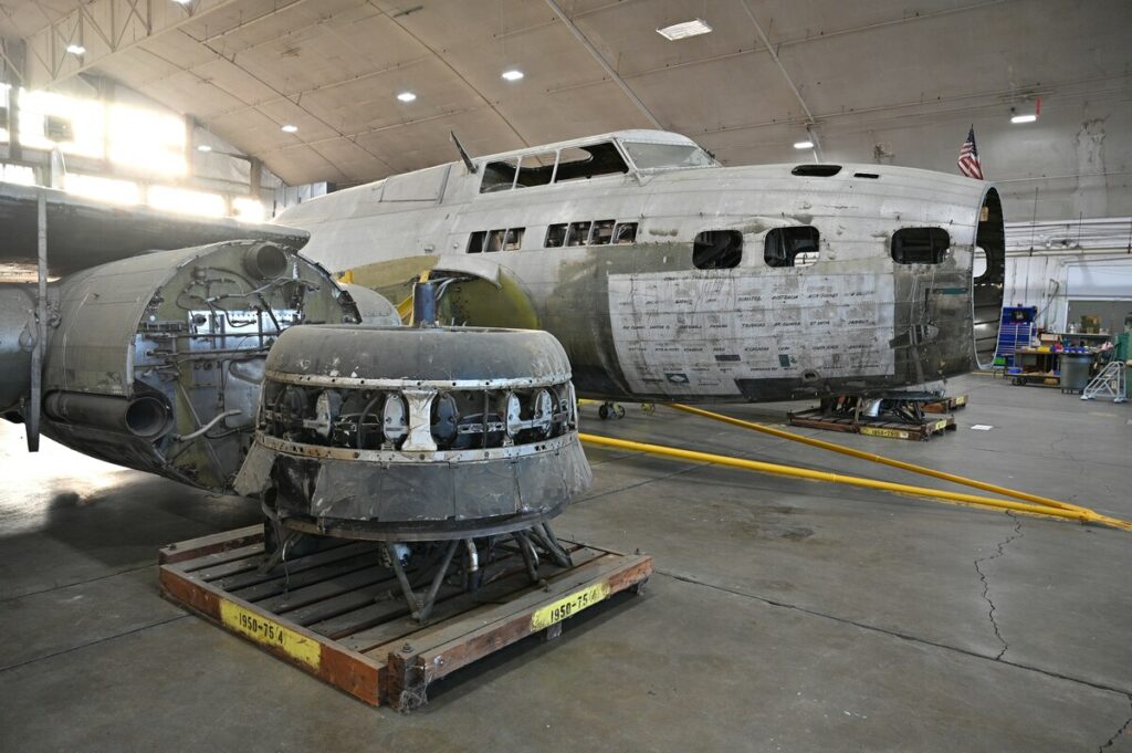 Boeing B-17D “The Swoose” Restoration Update 23 230420 F IO108 009