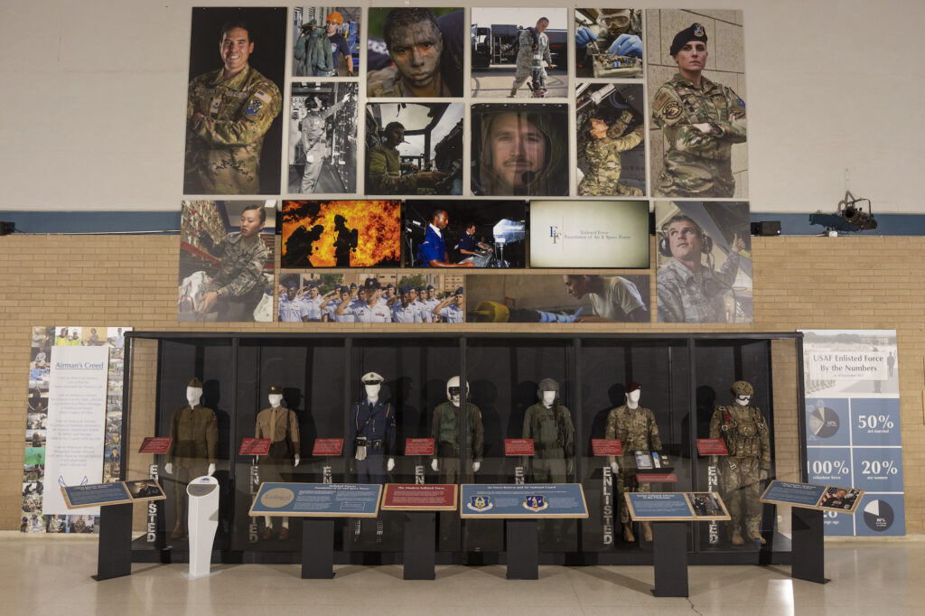 National Museum of the U.S. Air Force Opens New Exhibit Honoring the Enlisted Force 11 231108 F AU145 1002